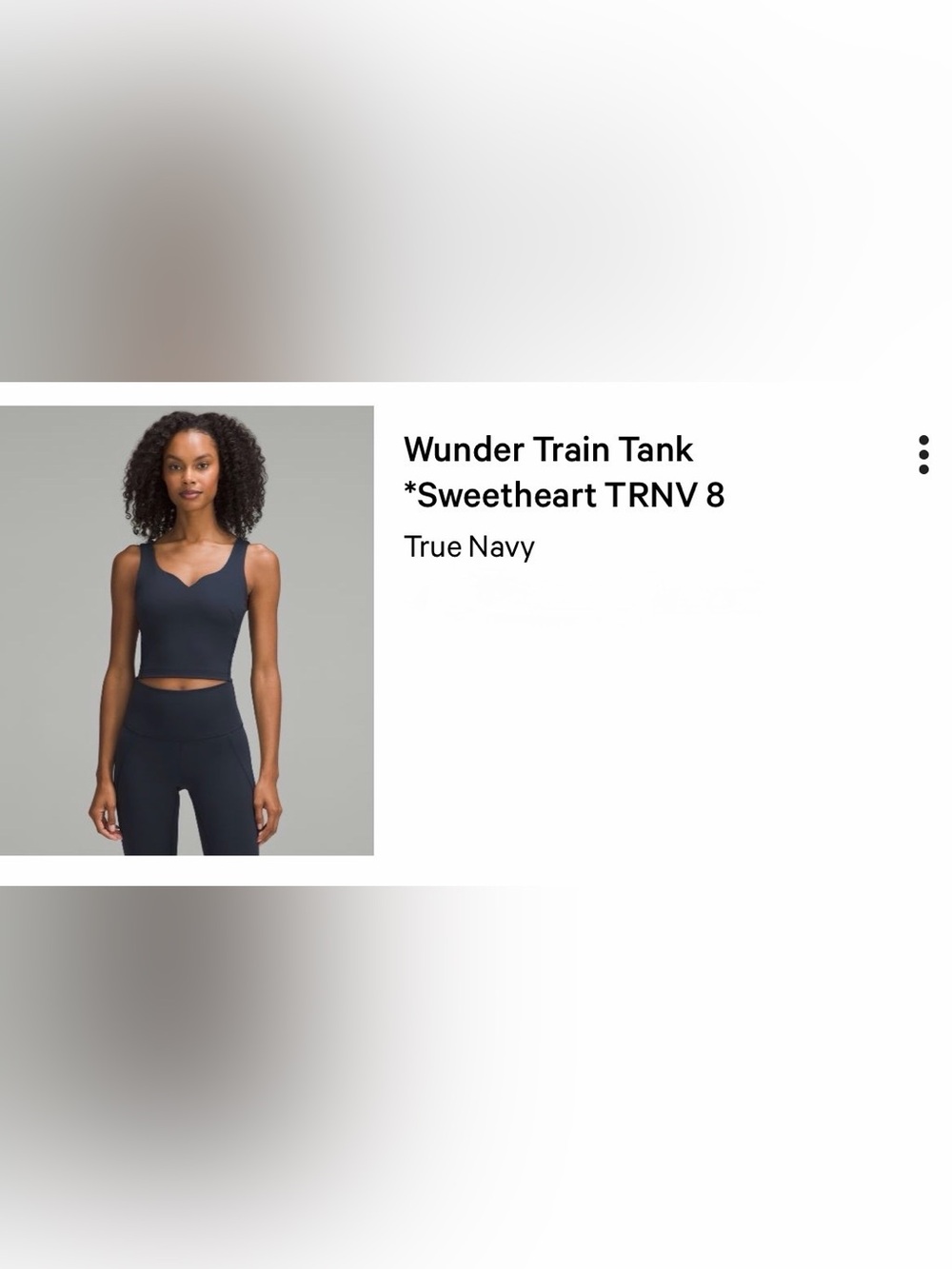 Lululemon Wunder Train Tank